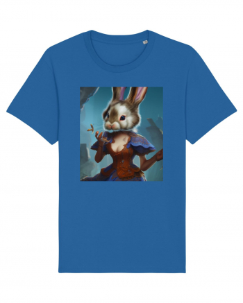 rabbit lady Royal Blue