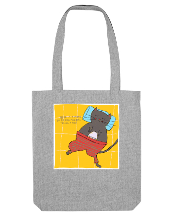 photo if cat sleeping Heather Grey