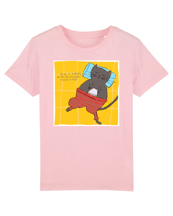 photo if cat sleeping Cotton Pink