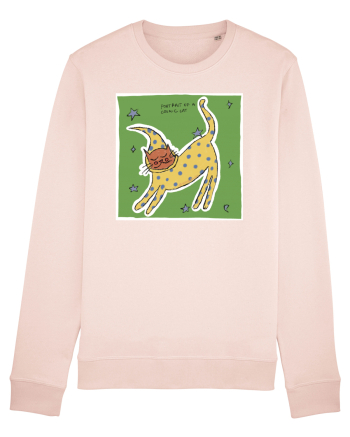 portrait of a cosmic cat Candy Pink