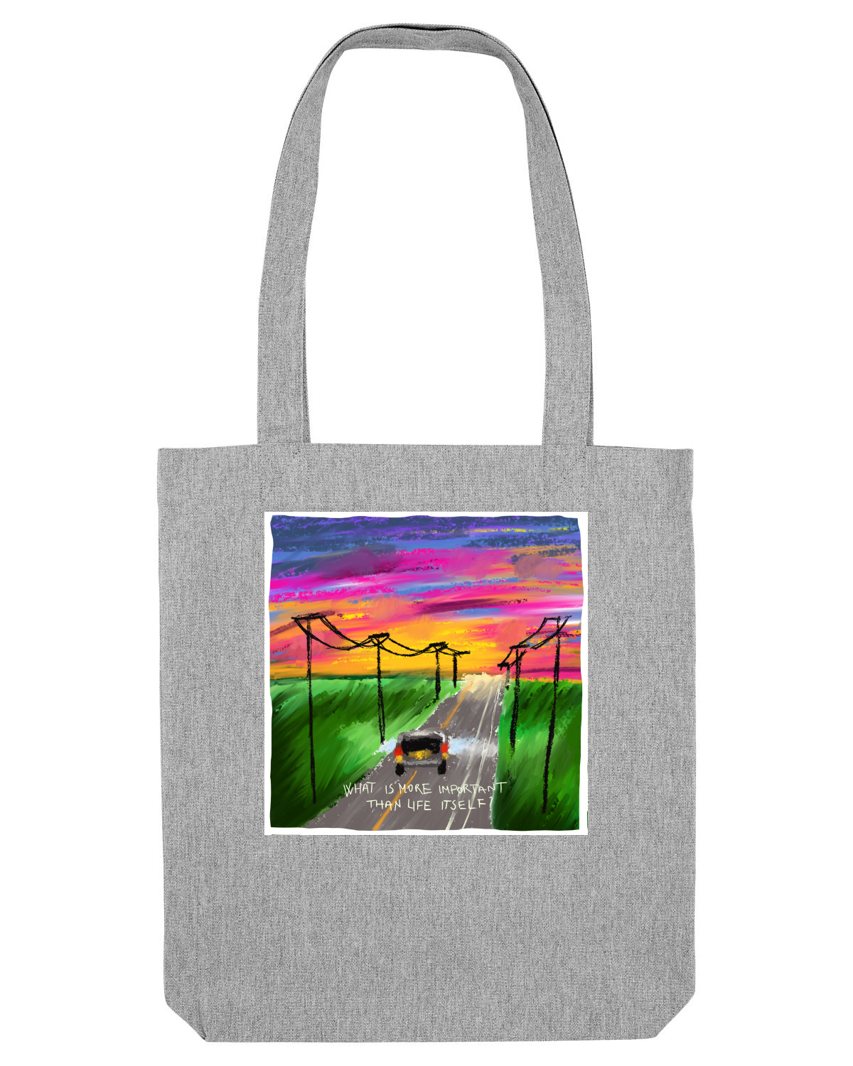 Sacoșă textilă Heather Grey