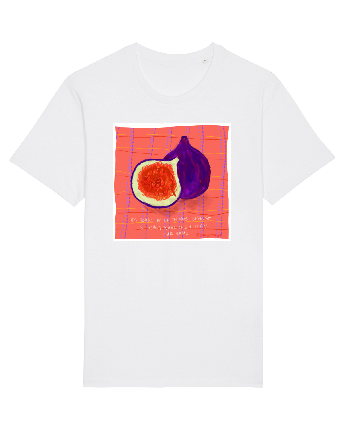 Tricou mânecă scurtă Unisex Rocker White