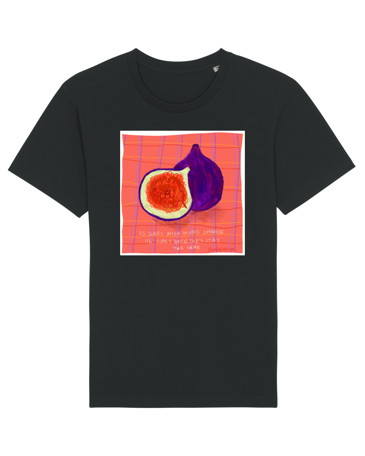 Tricou mânecă scurtă Unisex Rocker Black
