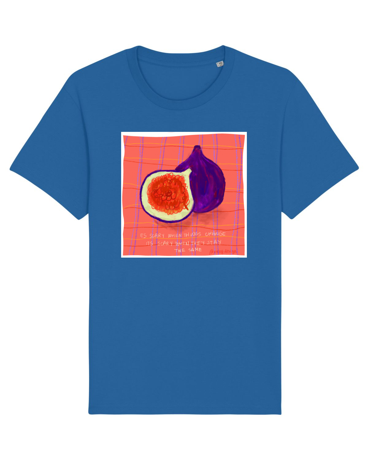 Tricou mânecă scurtă Unisex Rocker Royal Blue