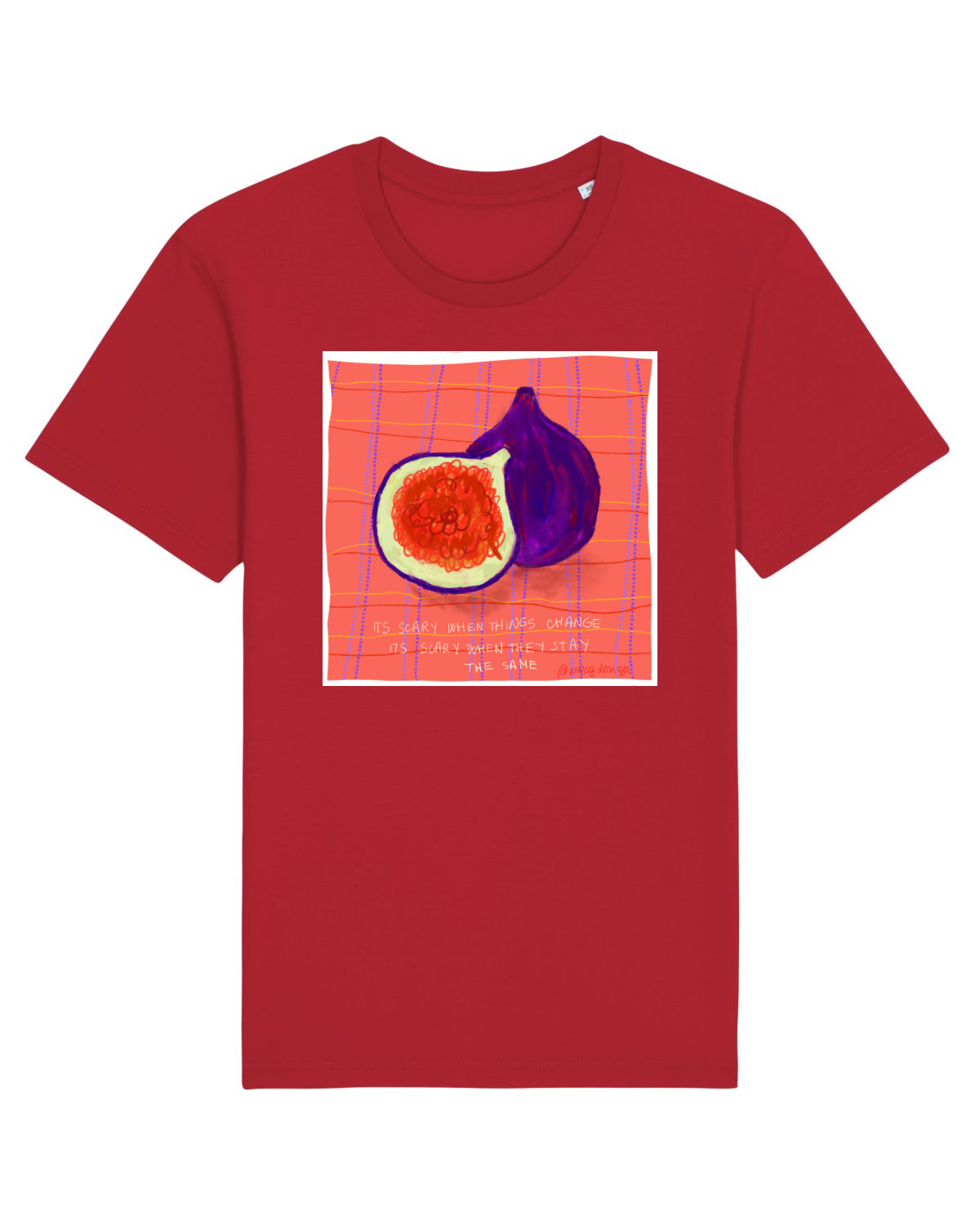 Tricou mânecă scurtă Unisex Rocker Red
