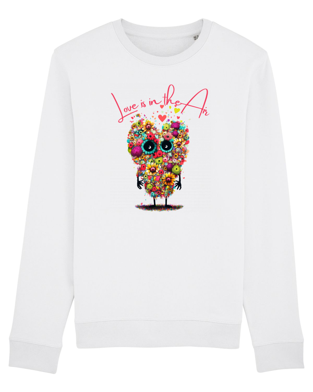 Bluză mânecă lungă Unisex Rise White
