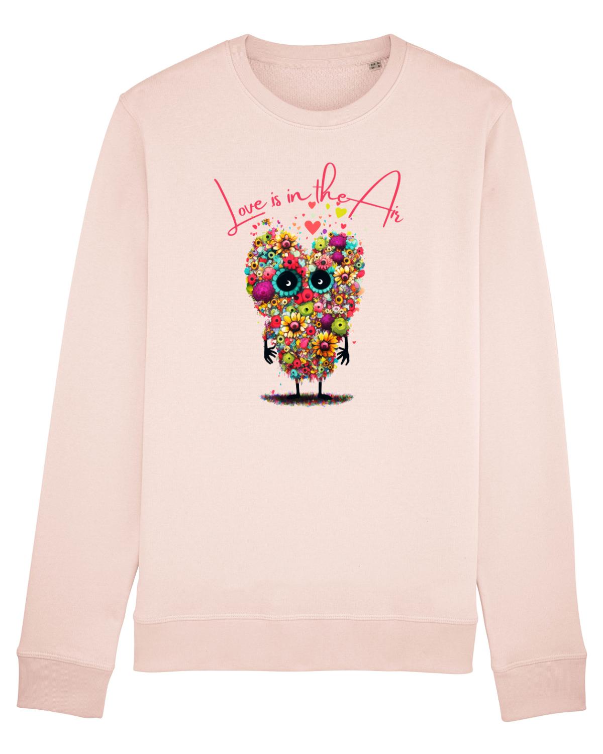 Bluză mânecă lungă Unisex Rise Candy Pink