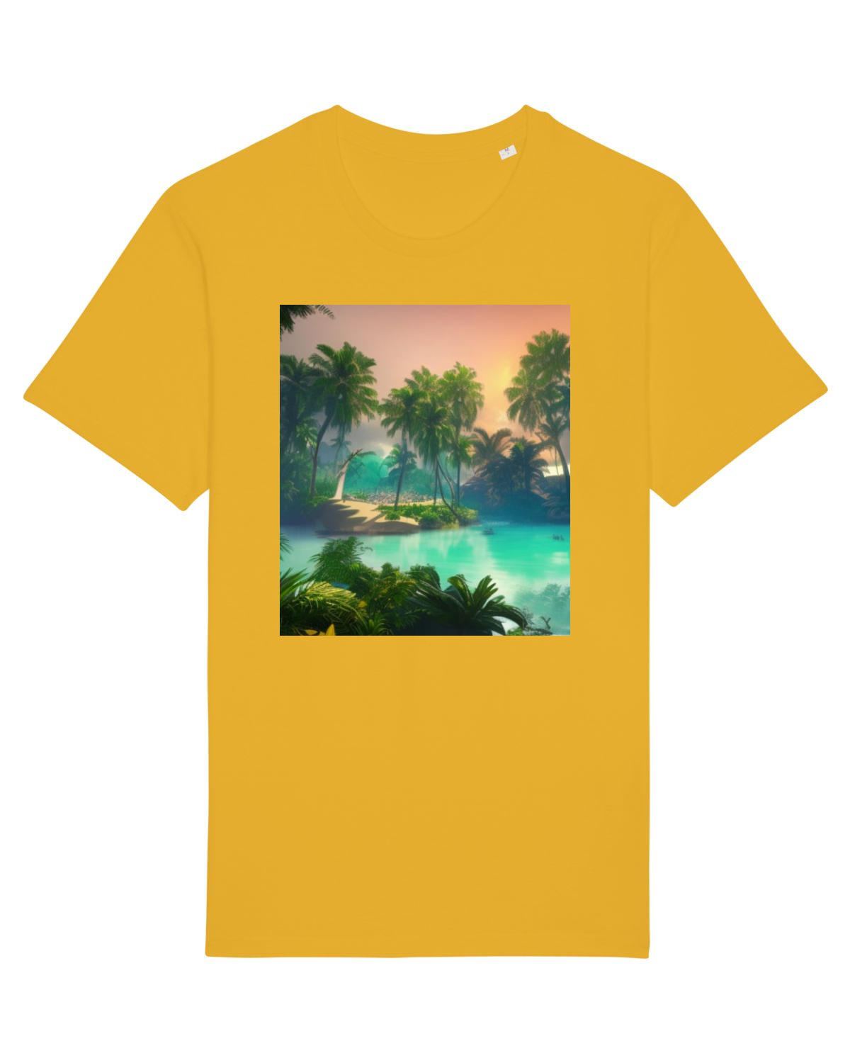 Tricou mânecă scurtă Unisex Rocker Spectra Yellow
