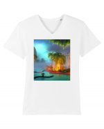 love  island Tricou mânecă scurtă guler V Bărbat Presenter