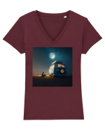 The Camper Tricou mânecă scurtă guler V Damă Evoker