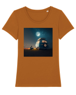 The Camper Tricou mânecă scurtă guler larg fitted Damă Expresser