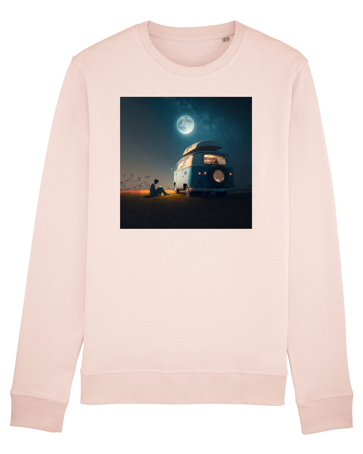 Bluză mânecă lungă Unisex Rise Candy Pink