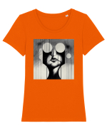 The watcher Tricou mânecă scurtă guler larg fitted Damă Expresser