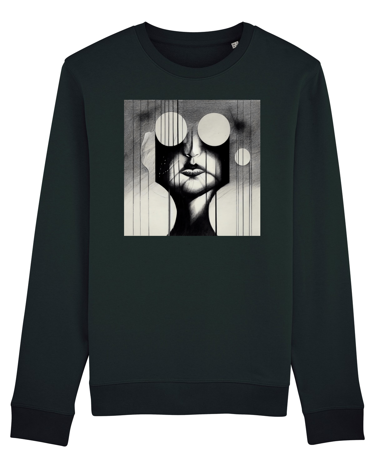 Bluză mânecă lungă Unisex Rise Black