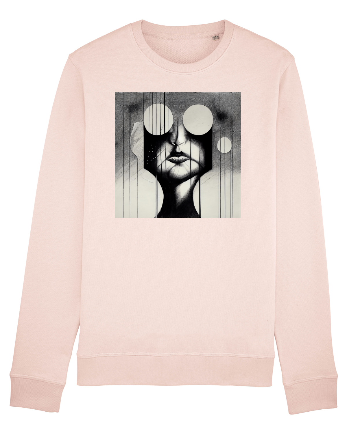 Bluză mânecă lungă Unisex Rise Candy Pink