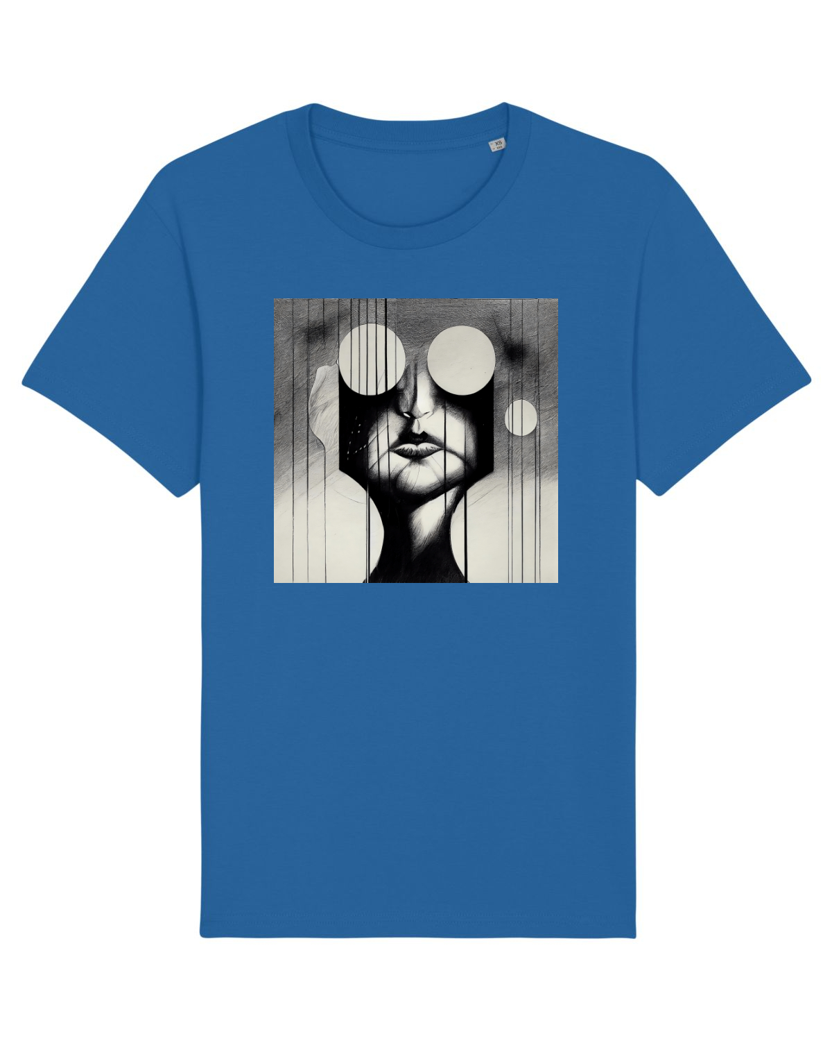 Tricou mânecă scurtă Unisex Rocker Royal Blue