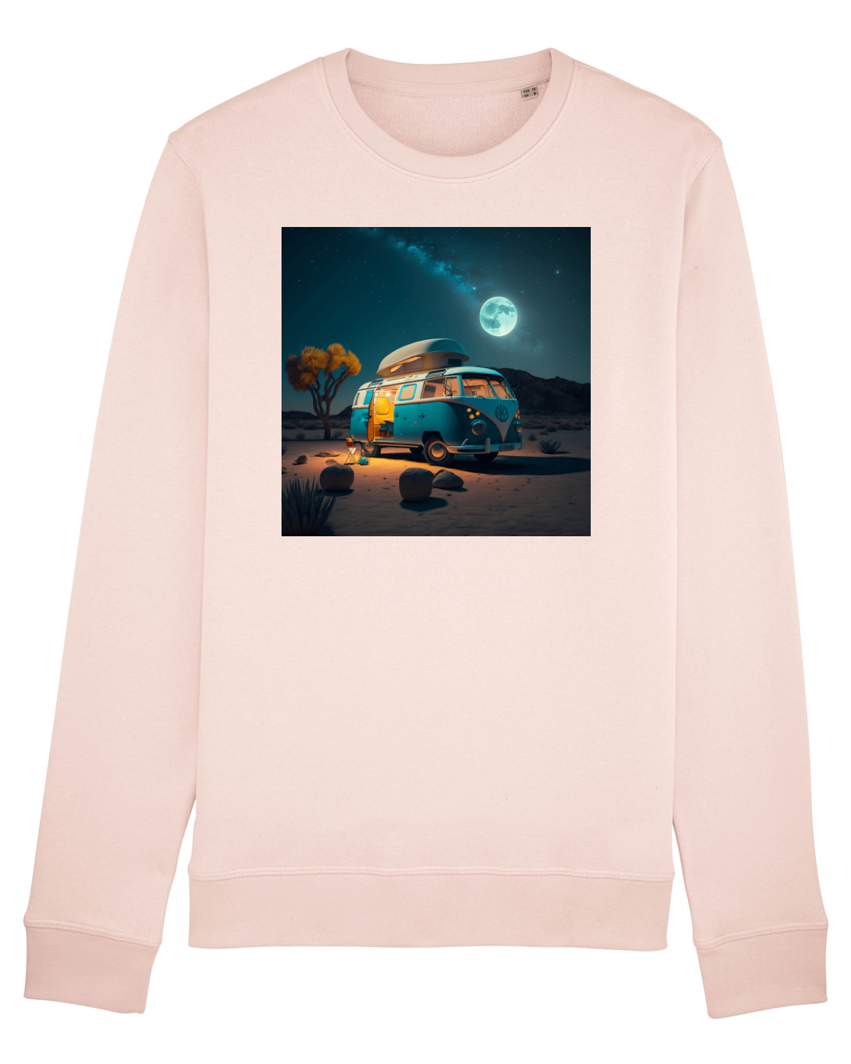 Bluză mânecă lungă Unisex Rise Candy Pink