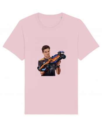 Lando Norris - McLaren - F1 - Ilustratie Lego  Cotton Pink