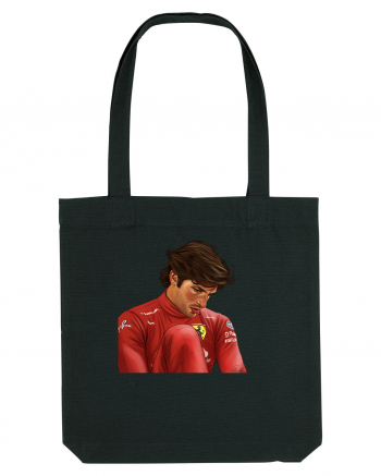 Carlos Sainz - Ferrari - F1 - Ilustratie Black