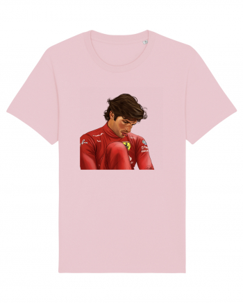 Carlos Sainz - Ferrari - F1 - Ilustratie Cotton Pink