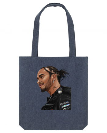 Lewis Hamilton - Mercedes - F1 - Ilustratie Midnight Blue