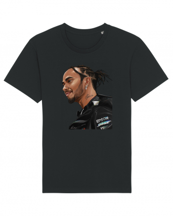 Lewis Hamilton - Mercedes - F1 - Ilustratie Black