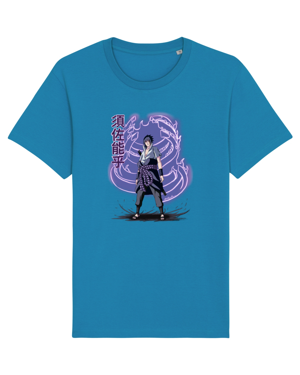 Tricou mânecă scurtă Unisex Rocker Azur