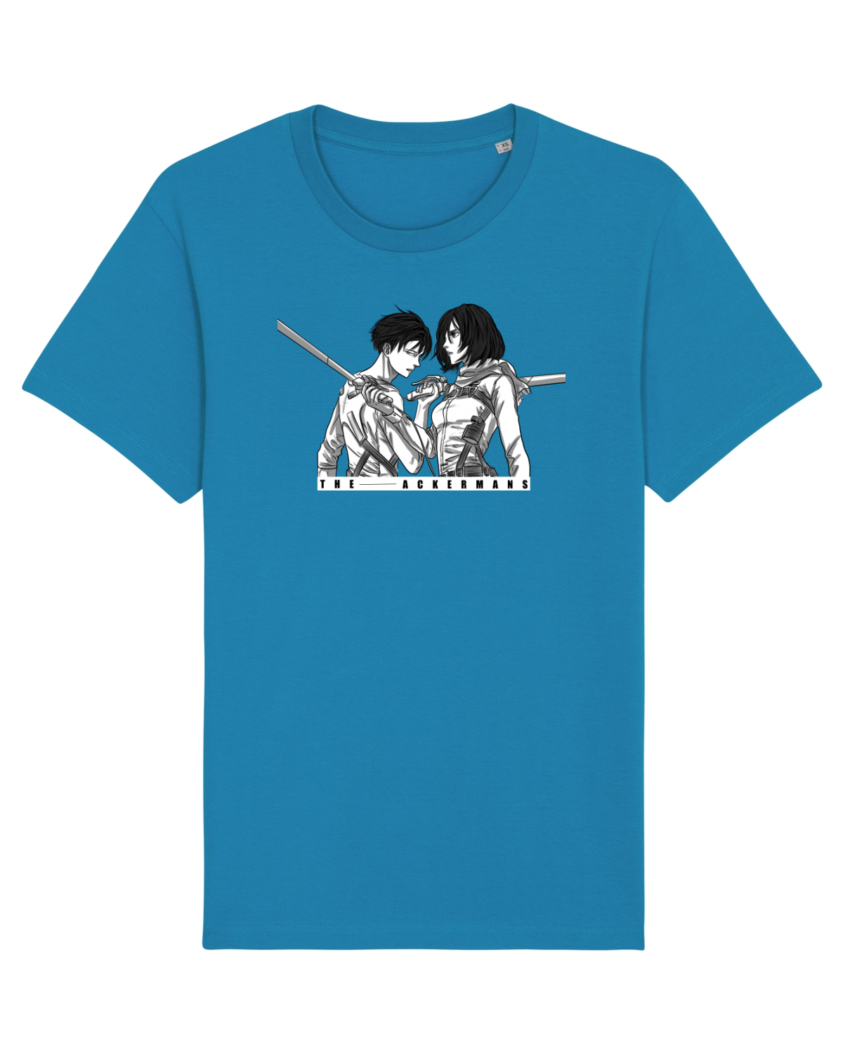 Tricou mânecă scurtă Unisex Rocker Azur