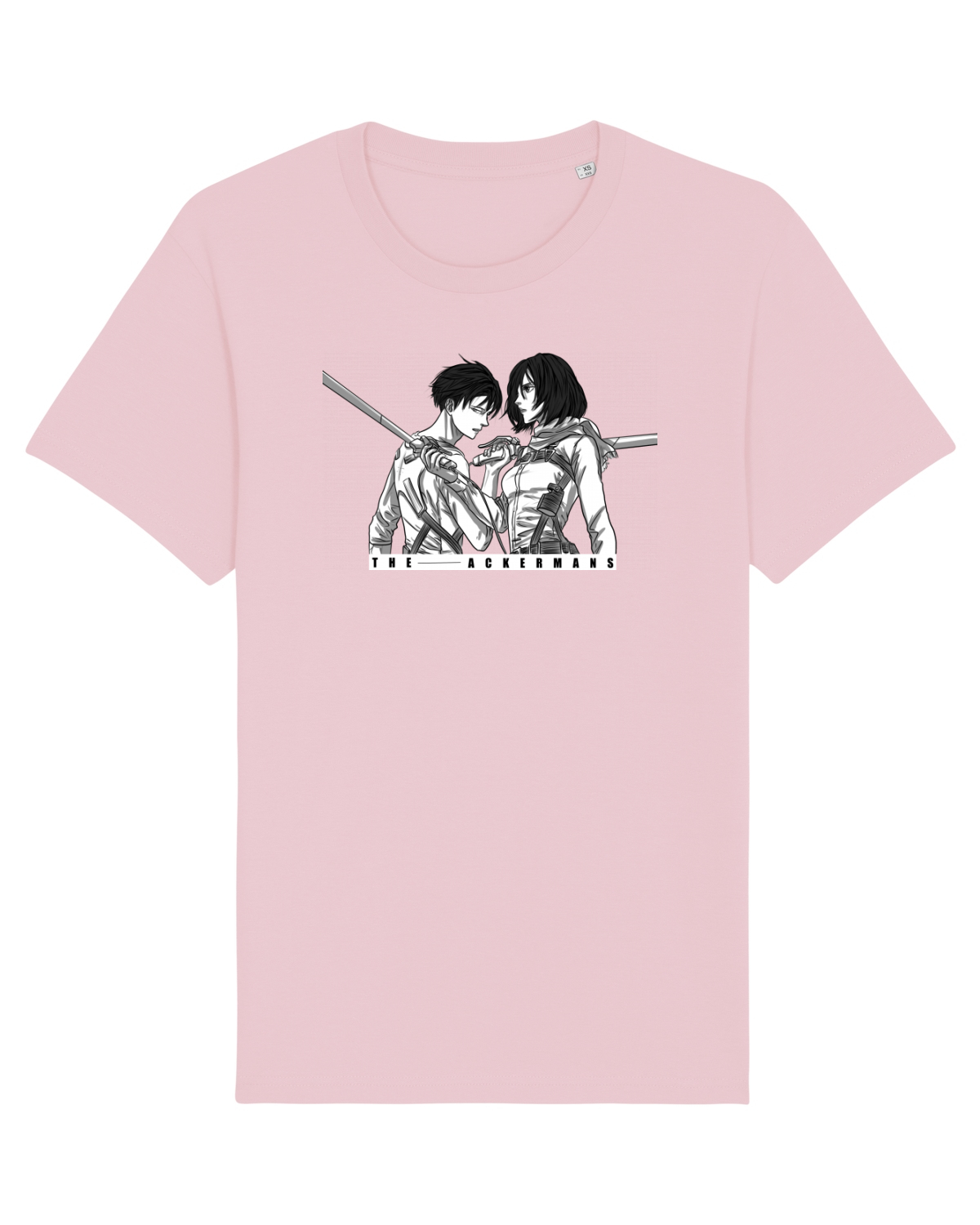Tricou mânecă scurtă Unisex Rocker Cotton Pink