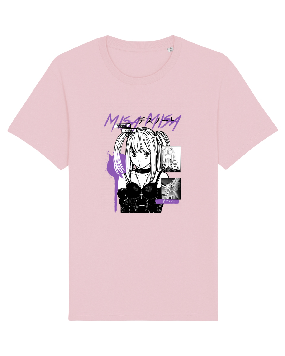 Tricou mânecă scurtă Unisex Rocker Cotton Pink