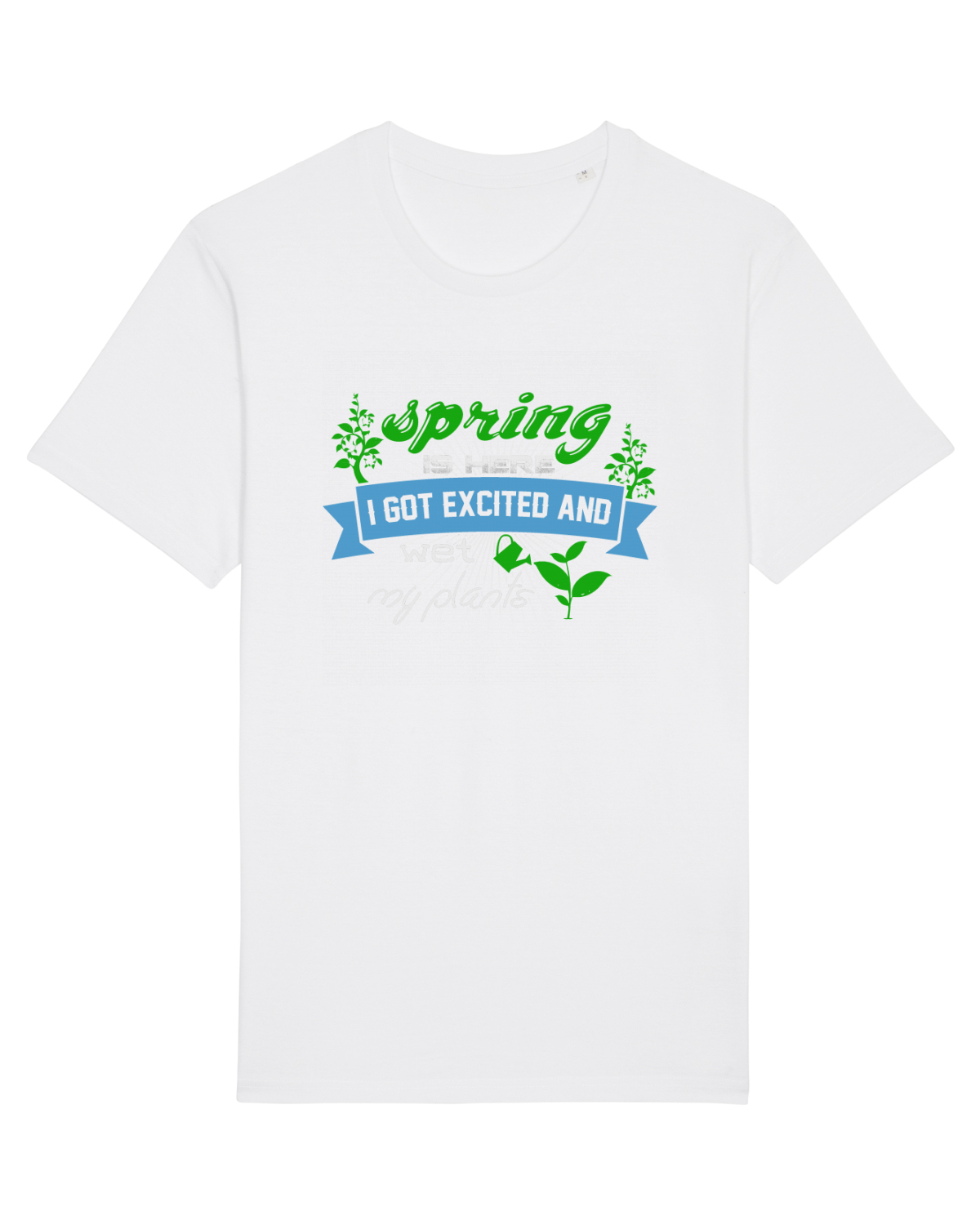 Tricou mânecă scurtă Unisex Rocker White