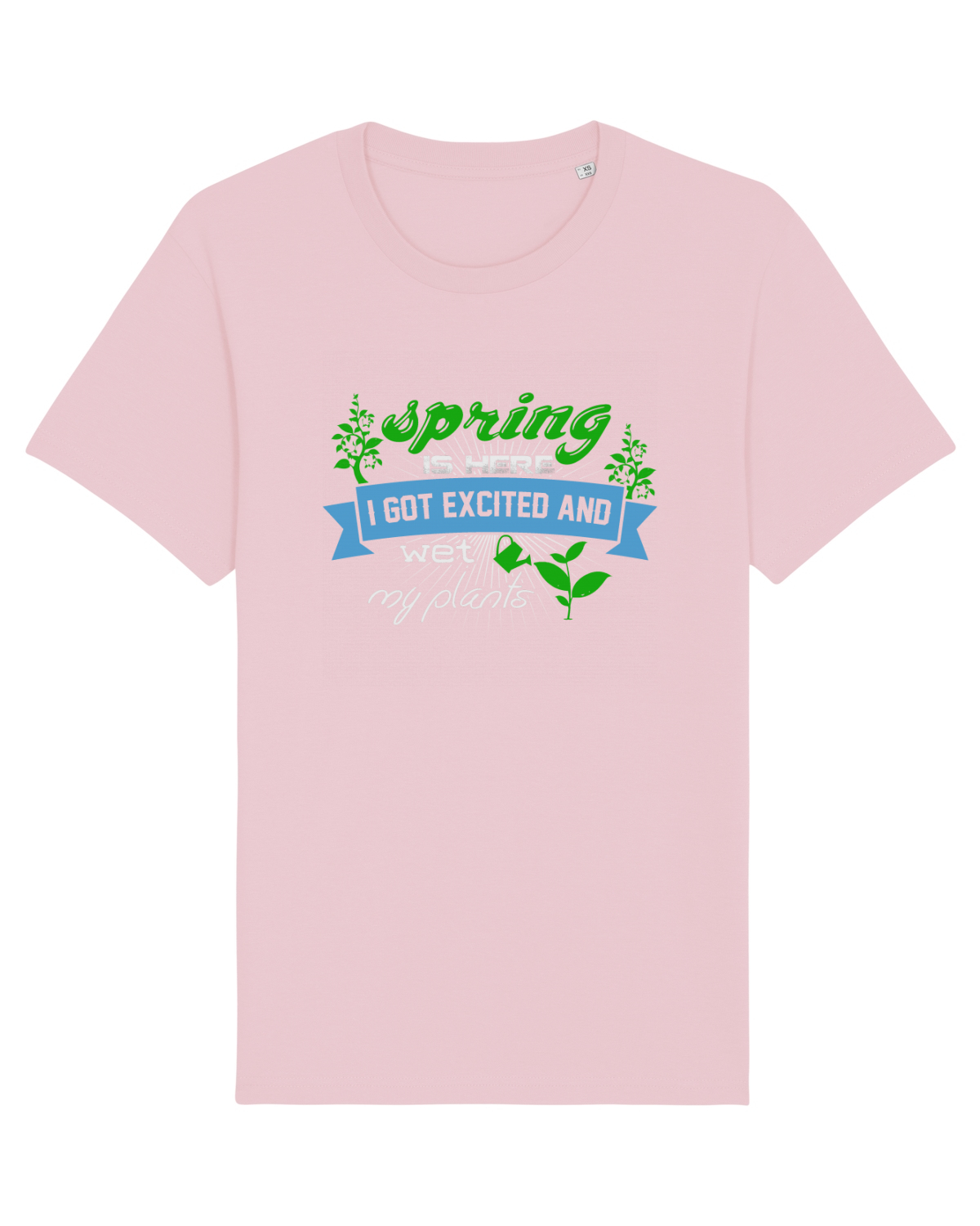 Tricou mânecă scurtă Unisex Rocker Cotton Pink