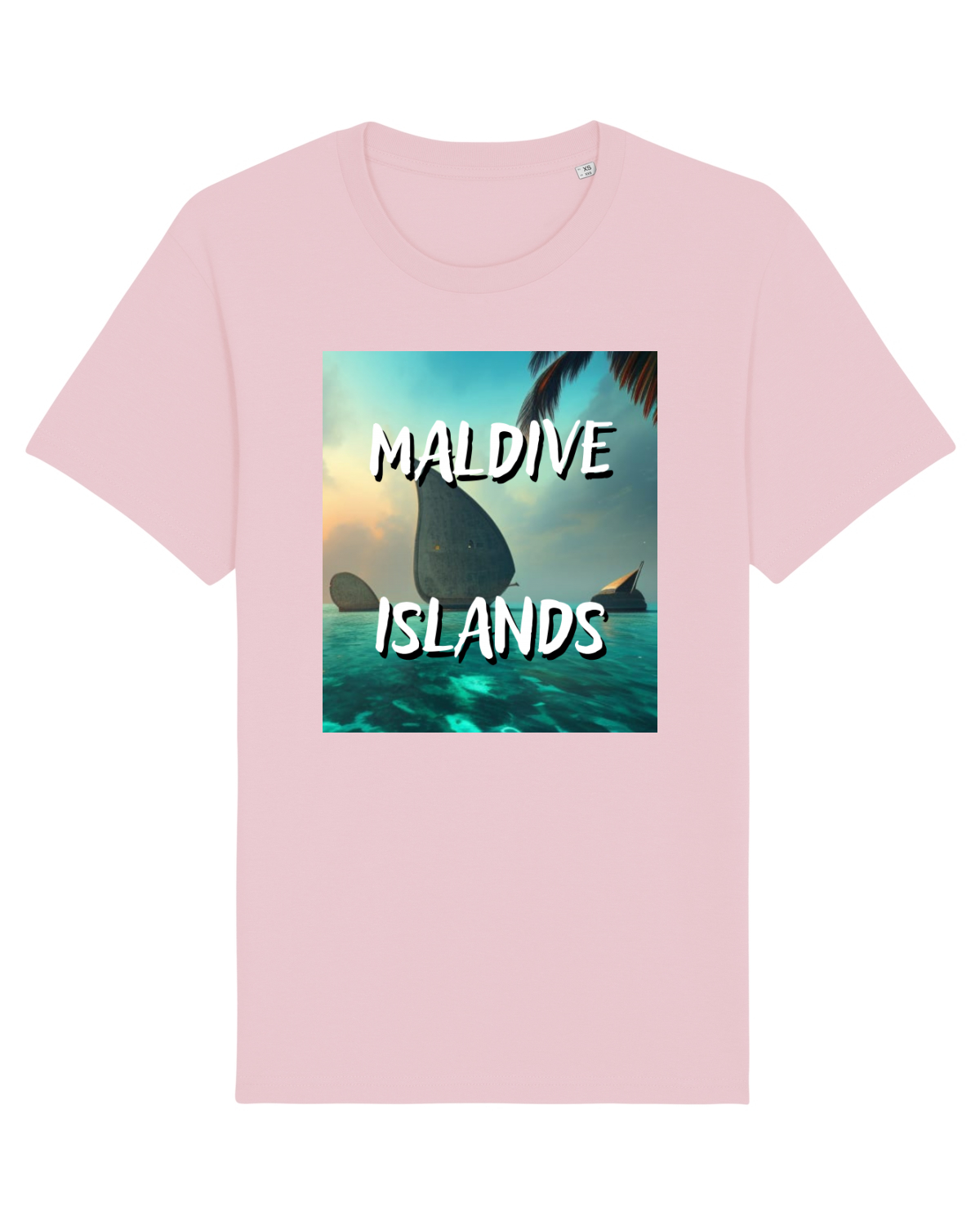 Tricou mânecă scurtă Unisex Rocker Cotton Pink