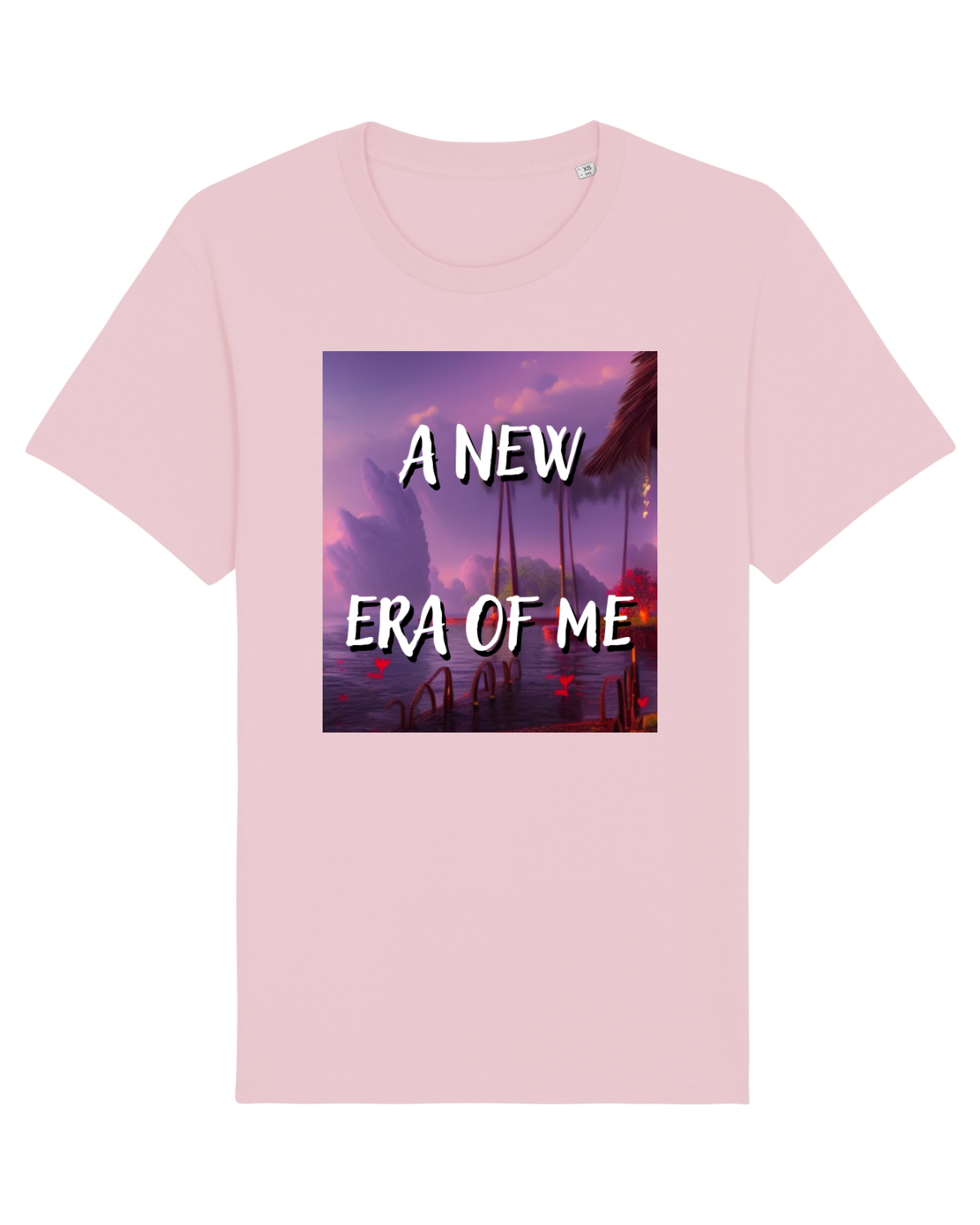 Tricou mânecă scurtă Unisex Rocker Cotton Pink