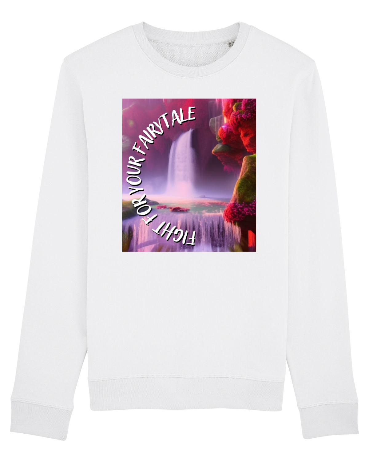 Bluză mânecă lungă Unisex Rise White