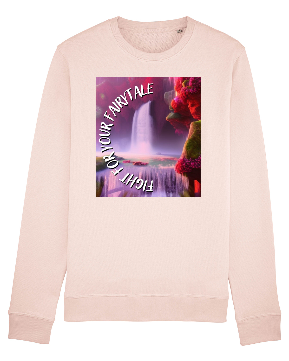 Bluză mânecă lungă Unisex Rise Candy Pink