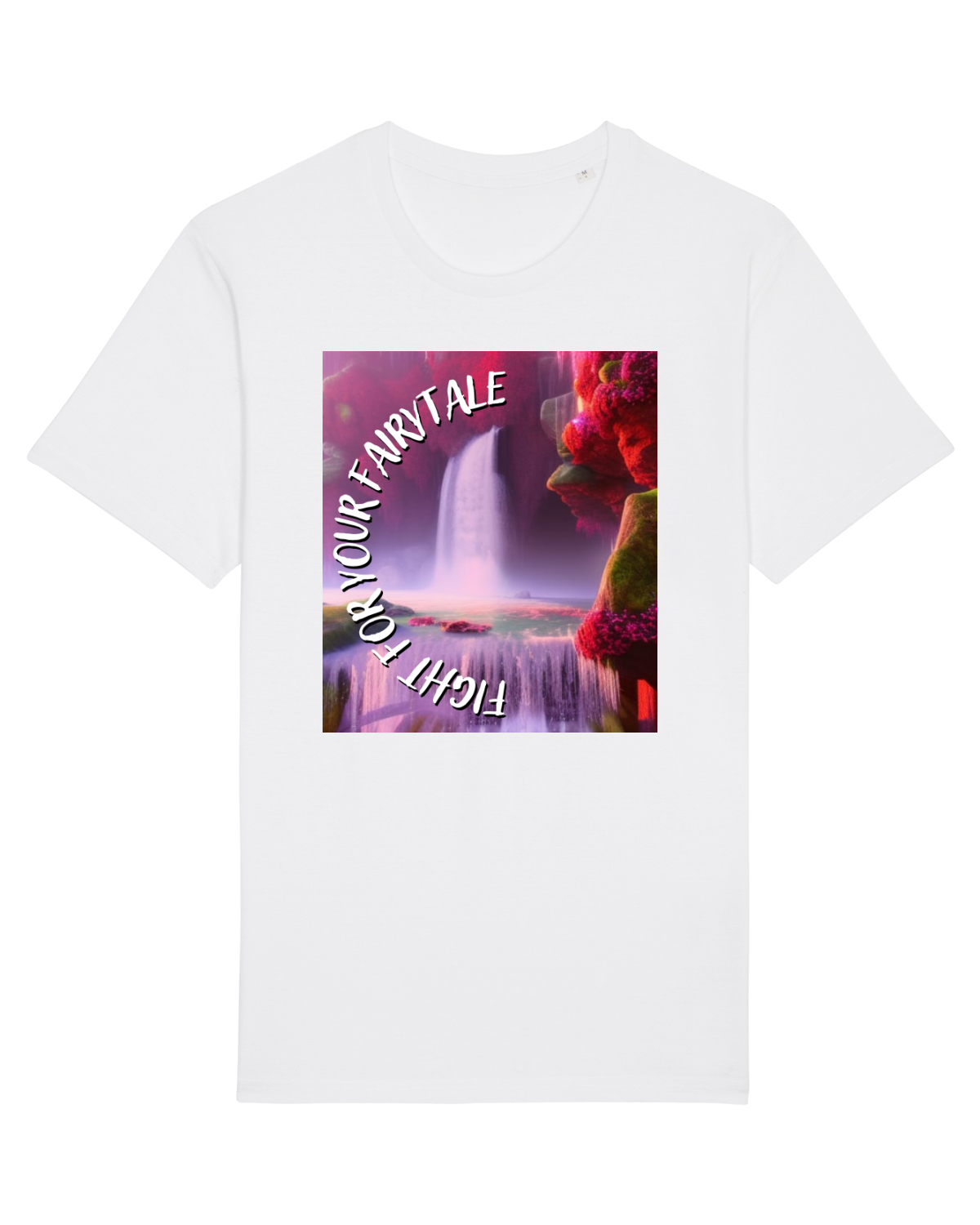 Tricou mânecă scurtă Unisex Rocker White