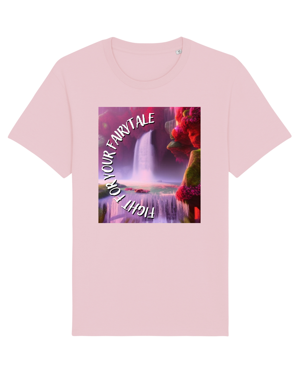 Tricou mânecă scurtă Unisex Rocker Cotton Pink