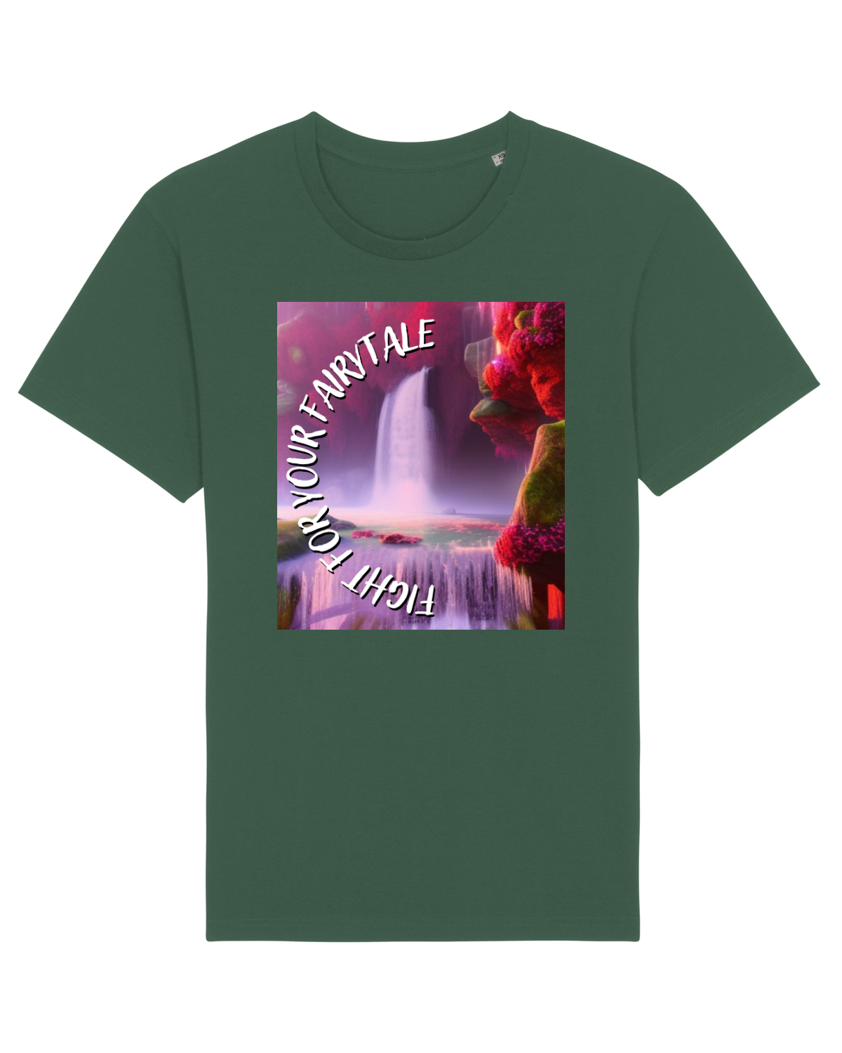 Tricou mânecă scurtă Unisex Rocker Bottle Green