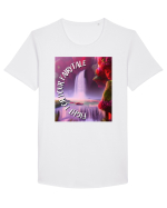FIGHT FOR YOUR FAIRYTALE Tricou mânecă scurtă guler larg Bărbat Skater