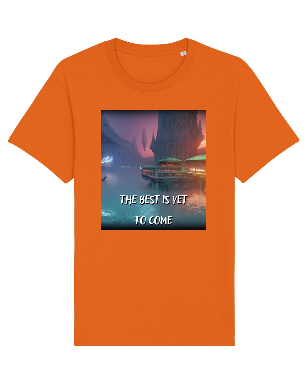 Tricou mânecă scurtă Unisex Rocker Bright Orange