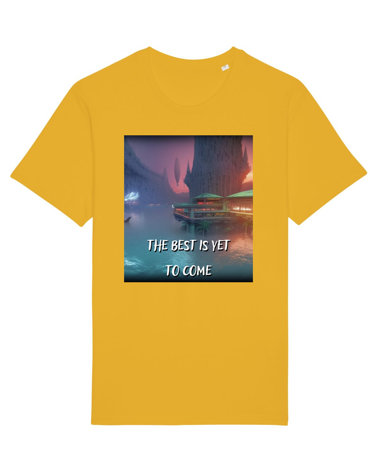 Tricou mânecă scurtă Unisex Rocker Spectra Yellow