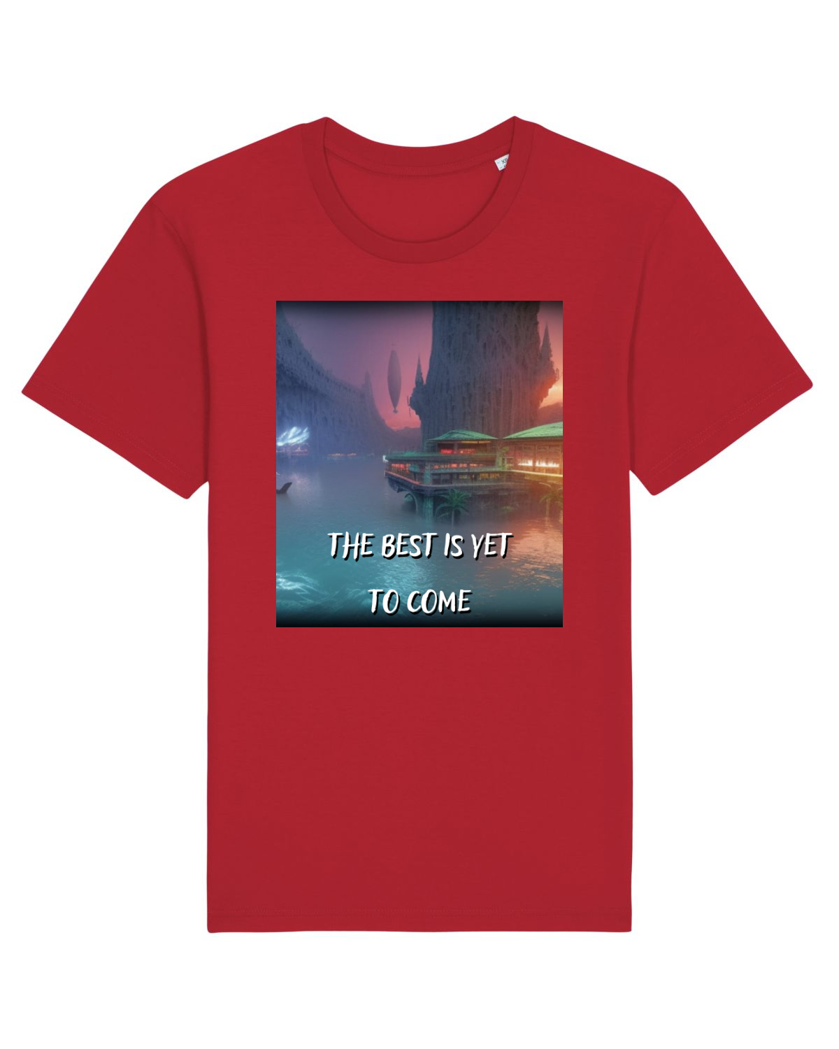 Tricou mânecă scurtă Unisex Rocker Red
