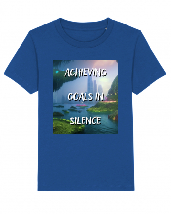 ACHIEVING GOALS IN SILENCE Majorelle Blue
