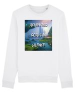 ACHIEVING GOALS IN SILENCE Bluză mânecă lungă Unisex Rise