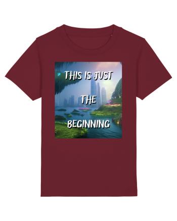 THIS IS JUST THE BEGINNING Burgundy