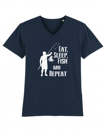 Eat sleep fish repeat French Navy