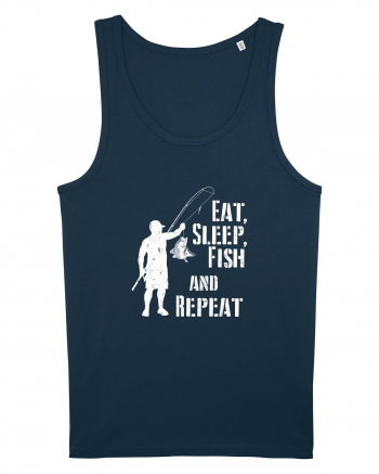 Eat sleep fish repeat Navy