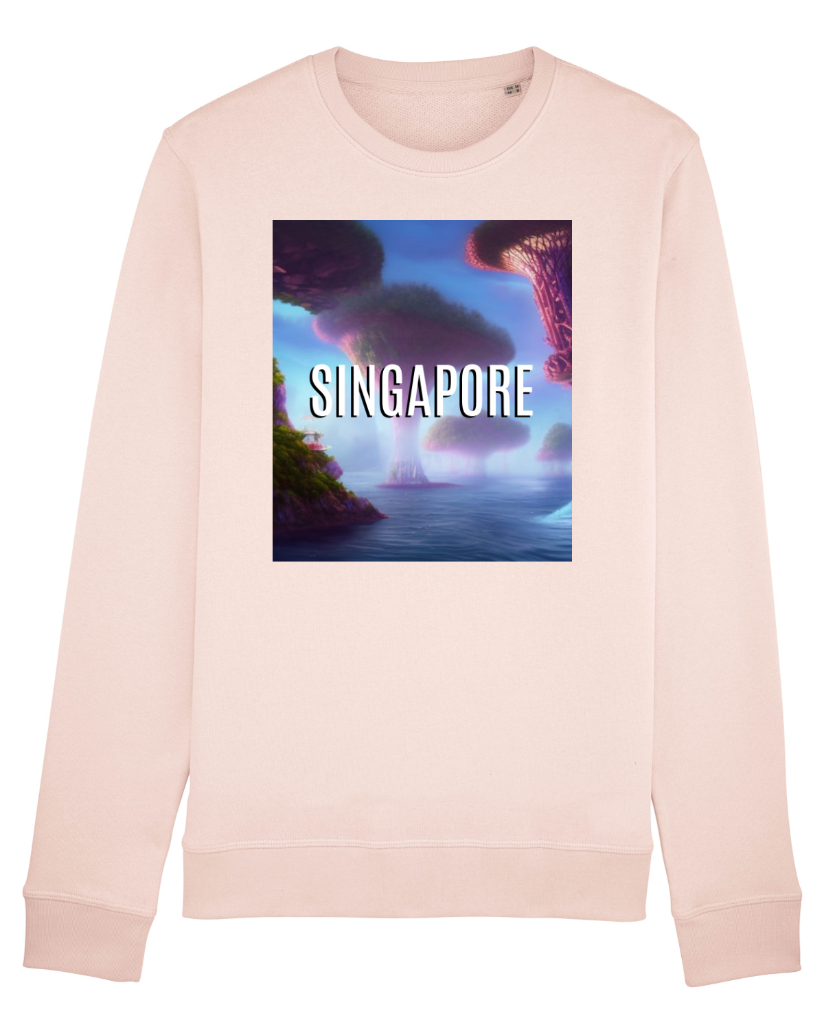 Bluză mânecă lungă Unisex Rise Candy Pink