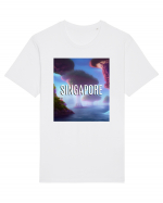 SINGAPORE Tricou mânecă scurtă Unisex Rocker